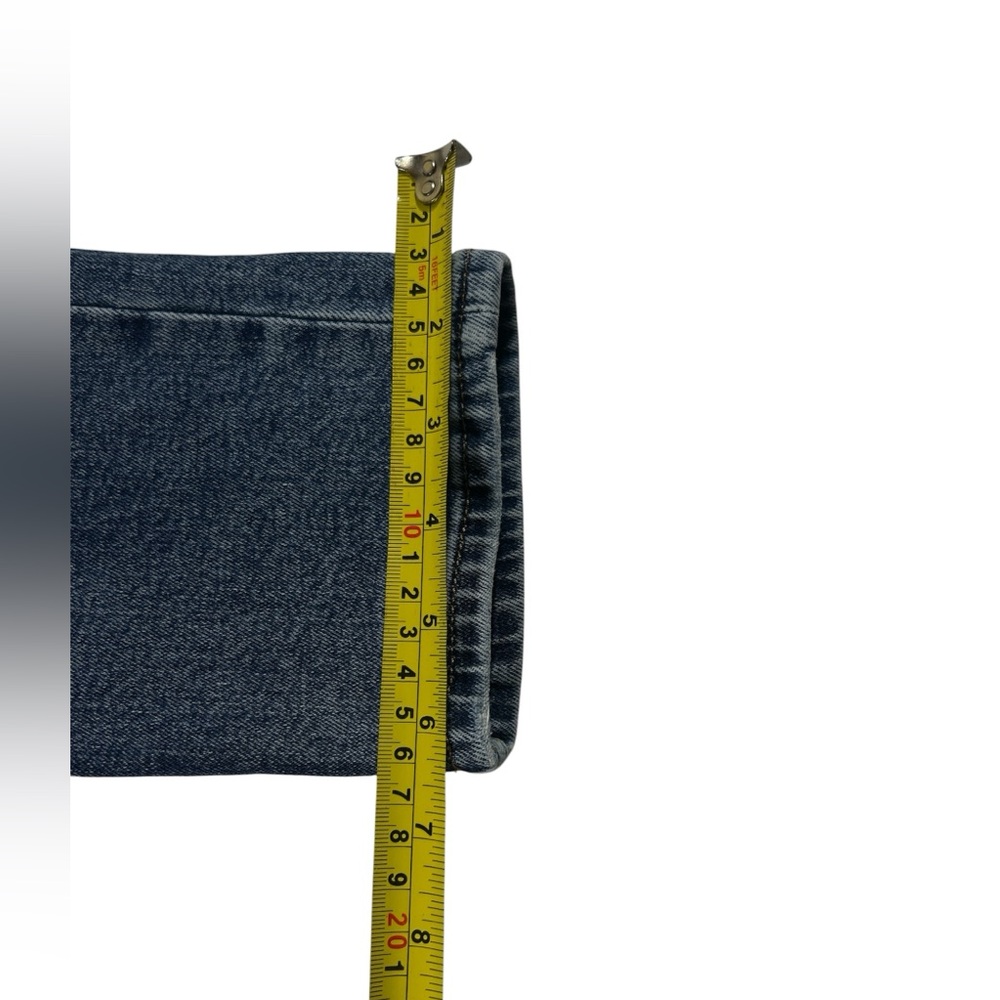 Gap Denim Mid Rise Straight Leg Jeans 2 /26 Regular Blue Wash Essential Classic - Picture 6 of 11